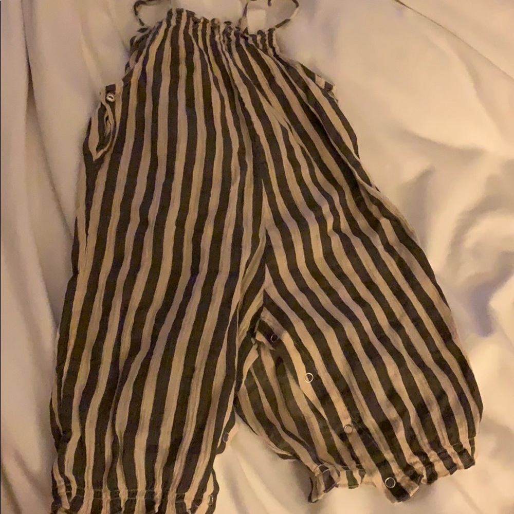 Striped jumpsuit
